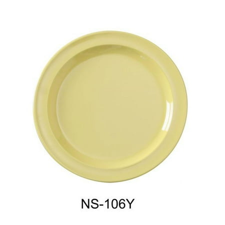 

Yanco NS-106Y 6.5 in. Nessico Round Plate Yellow - Pack of 48