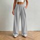 thumbnail image 1 of Neewe Sweatpants for Women Casual Straight Pants High Waist Drawstring Sweatpants Baggy Athletic Trousers with Pockets, 1 of 7