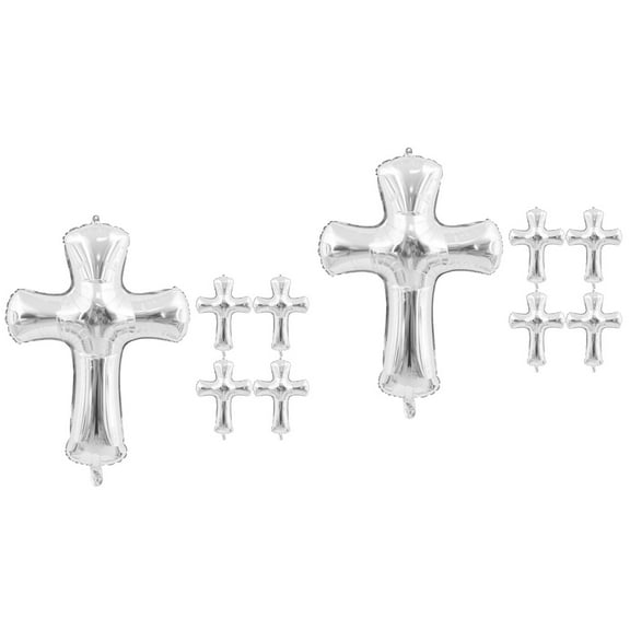 Masteelf  2 Count Inflator First Communion Balloons Christening Baby Girl