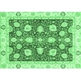 thumbnail image 1 of Ahgly Company Indoor Rectangle Oriental Emerald Green Modern Area Rugs, 8' x 10', 1 of 4
