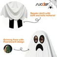 thumbnail image 3 of Kid Halloween Costume Boy Girl Ghost Smile Cape Cloak Hoodie with Bag Cosplay Outfits 3-14 Years, 3 of 6
