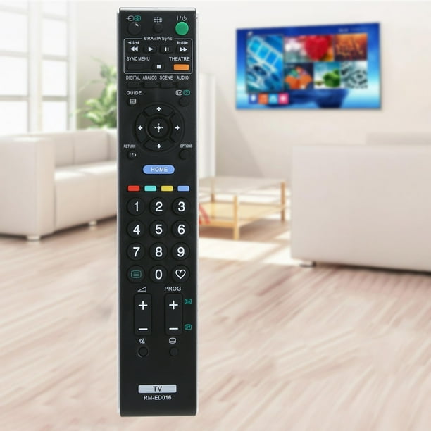 Controlador Mando a distancia Universal TV JShteea Mando a pilas para TV Sony RM-ED016 Nuevo