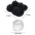 thumbnail image 3 of Moule à Glaçons en Forme de Rose 4-Grid Silicone Machine à Glaçons Moules Bar Accessoires, 3 of 8