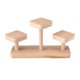 thumbnail image 5 of Estante de exhibición de madera para escritorio, vitrina de almacenamiento, soporte para exhibición de figuras B, 5 of 9