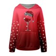 thumbnail image 5 of WILLBEST Sudadera de Mujer Cozy Style de Manga Larga con Capucha y Estampado Festivo, Ideal para Estar Cómoda En Casa y para Actividades Al Aire Libre Chica​​, 5 of 5