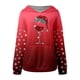 thumbnail image 5 of WILLBEST Sudadera de Mujer Cozy Style de Manga Larga con Capucha y Estampado Festivo, Ideal para Estar Cómoda En Casa y para Actividades Al Aire Libre Chica​​, 5 of 5