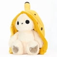 thumbnail image 1 of Soft Gothic Horror Plush Rabbit Pillow Toy for Adults, Unisex, 30cm, 1 of 10
