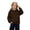 ZC Brown, variant on HCYSFG Girls Cheetah Print Hoodies Leopard Print Hooded Neck Long Sleeve Relaxed Fit Casual Tops Pullover Sweatshirts