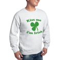 thumbnail image 4 of CafePress - Kiss Me Im Irish St Patricks Day Sweatshirt - Crew Neck Sweatshirt, 4 of 5