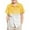 Yellow, variant on WOYY Little Boys Short Sleeve Gradient Button-Down Shirt Summer Casual Shirts, Sizes 5-14