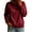 Wine Sweatshirt, variant on VEKDONE Womens Turtleneck Sweatshirt Fall Drop Shoulder Long Sleeve Sweatshirt Trendy Loose Fit Lightweight Pullover Tops Solid Color Casual Shirts Wine S
