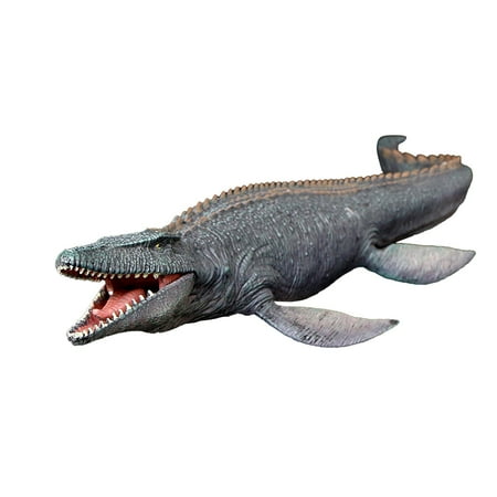 Mnycxen Realistic Large Mosasaurus Model Lifelike Dinosaur Model Figure Playset Model