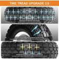 thumbnail image 4 of 10-Inch 4-Pack Solid Rubber Hand Truck Wheels - Heavy-Duty Replacement for Garden Carts, Wagon, Yard, and Wheelbarrow, 4 of 6