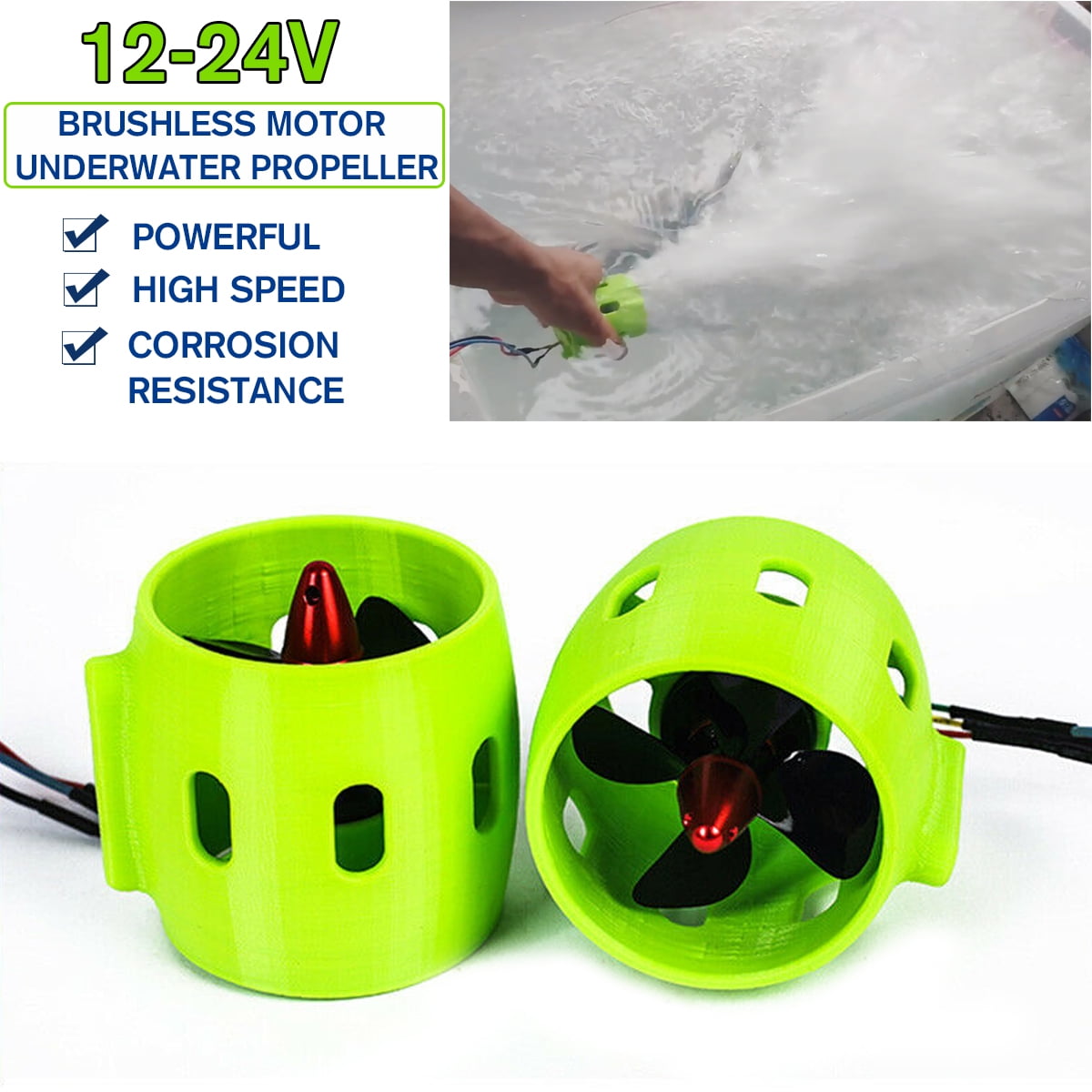 12-24V DIY Ship model underwater propeller motor For RC Boat AUV robot thruster 12-24V DIY Ship model underwater propeller motor For RC Boat AUV robot thruster