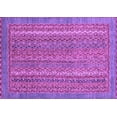 thumbnail image 1 of Ahgly Company Indoor Rectangle Oriental Purple Modern Area Rugs, 3' x 5', 1 of 4