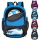 thumbnail image 1 of Rudmox Bolsa-Mochila Fútbol+Zapatillas, Pelota Baloncesto, Vóley, +Funda Portátil, Viajes, Equipo Escolar (Azul), 1 of 3