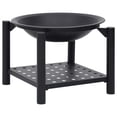 thumbnail image 5 of vidaXL Fire Pit with Poker 21.3"x21.3"x21.7" Steel, 5 of 10