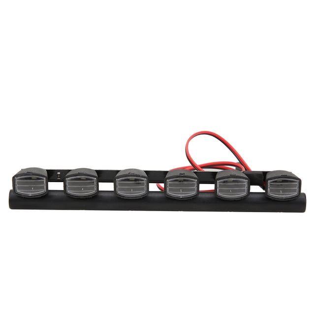 Luces de Techo RC Octpeak para Crawler Car 1:10 Accesorio TRX4 90046 SCX10 6LED Color Negro