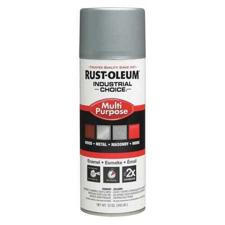 RUST-OLEUM 1614830 Industrial Choice ™ Spray Paint,Dull Aluminum,12