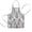 Gray Christmas Gnome, variant on Gray Christmas Santa and Reindeer Pattern Kids Aprons for Girls and Boys,Adjustable Neck Strap Toddler Aprons for Kids Cooking Baking
