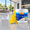 Platinum Cloud Gray, variant on Epoxy Colored Sand Floor Paint for Concrete, Self-Leveling Floor Coating | High-Gloss Marble Effect Finish for Garages, Basements, Workshops & Interior Floors (Sesame Gray,176.36 oz)