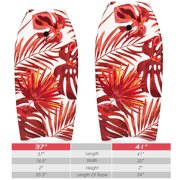 Costway 41'' Bodyboard Lightweight Surfboard W/Wrist Leash Fin EPS Core for Kids & Adults