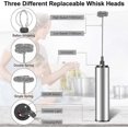 thumbnail image 2 of Electric Milk Frother USB Rechargeable Whisk for Coffee and Drinks, 2 of 5