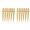 Gold, variant on Qiilu 12pcs/Box Hair Styling Clips Hairdressing Salon Sectioning Hairpins for Salon Styling 6 Colors, Salon Hair Clips, Sectioning Clamps