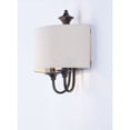 thumbnail image 2 of Maxim 10012OMOI Bongo 1-Light Wall Sconce, Oil Rubbed Bronze, 2 of 5