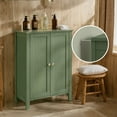 thumbnail image 7 of LEDREM Bathroom Cabinets Freestanding, Bathroom Storage Floor Cabinet with Doors and Adjustable Shelves, Green, 7 of 7