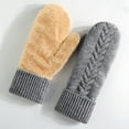 thumbnail image 2 of Women's Gloves Mittens Winter Knit Gloves Warm Full Fingers Women With Upgraded Anti Glove Fleece Lined, Women's Accessories Gloves Mittens, 2 of 6