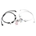 thumbnail image 2 of Magnetic Bracelets for Couples, Bracelets for Couples, Bracelet Set of Two, Magnetic Attraction Couple Bracelet, Special Pendant Bracelet, Event Party Decoration, Matching Couple Bracelets, 2 of 3