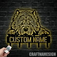 thumbnail image 4 of Craftnamesign Custom Chow Chow Dog Metal Key Holder, Puppy Decorative Key Holder, Metal Coat Rack, 4 of 5