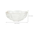 thumbnail image 2 of Tineasur Petals Design Glass Bowl Salad Bowl Transparent 1Pcs, 2 of 6