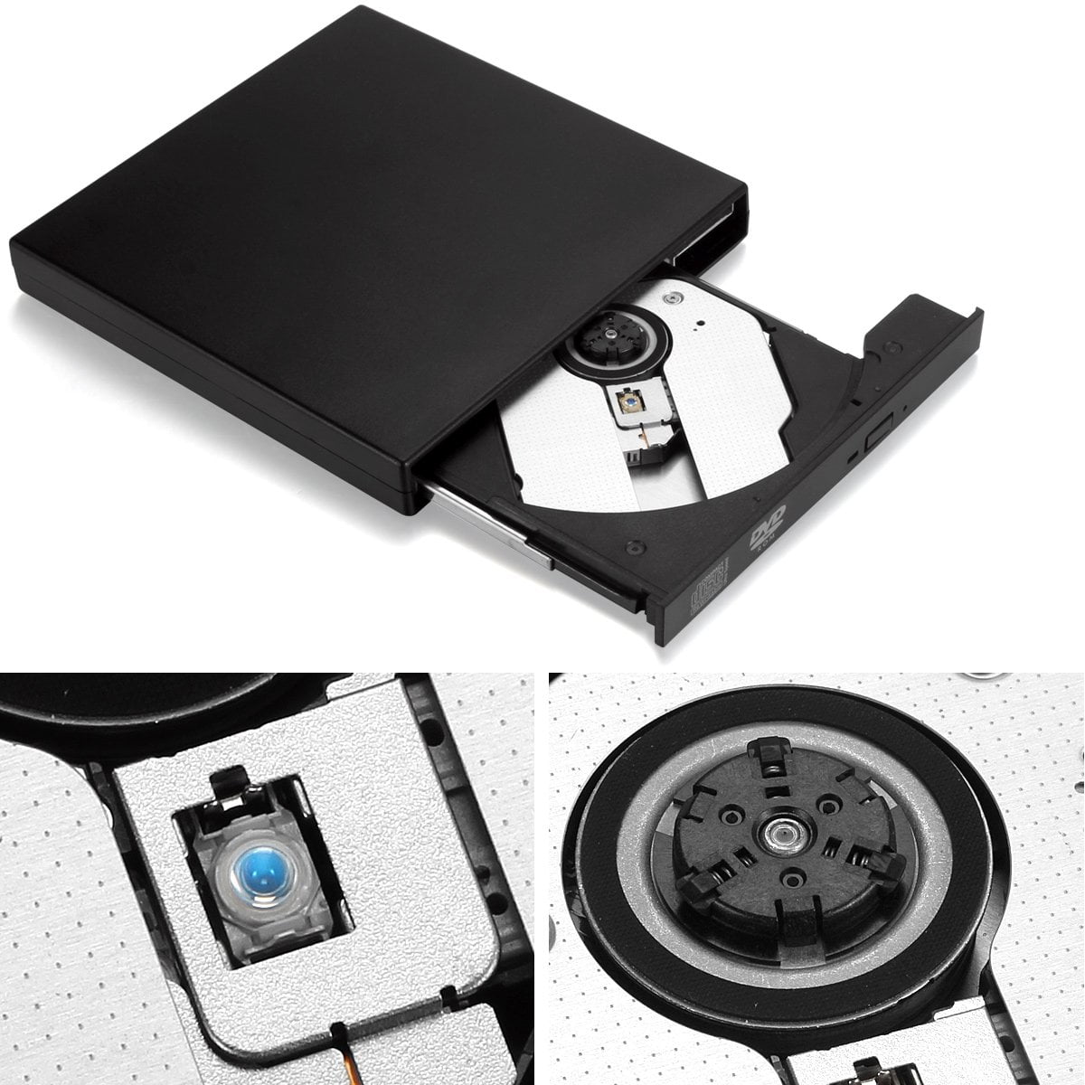 External USB 2.0 CD Drive, Protable External DVD Drive, USB Slim