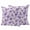 Purple White, variant on 2 Pack Outdoor Waterproof Throw Pillow Covers,Spring Watercolor Purple Flower Decorative Square Patio Pillowcases for Chair Couch Sofa 16x16in