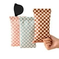 thumbnail image 1 of Xihbxyly Bolsa para Gafas de Tablero de Ajedrez, Mini Estuche para Gafas de Sol, Material de Pu Compacto, Cierre Fácil de Abrir, Multiusos para Guardar Joyas, Auriculares y Monedas, Regalo Perfecto,, 1 of 1
