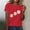 A08 Red, variant on Womens Minimalist Daisy Row Print Short Sleeve Crewneck T Shirt Simple Flower Graphic Summer Casual Soft Daily Wear Fashion Tee Lightweight Classic Style Breathable Tops Shirts