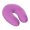 purple, variant on Micro Bead Travel Pillow Neck Pillow Head Rest for Airplane Washing black