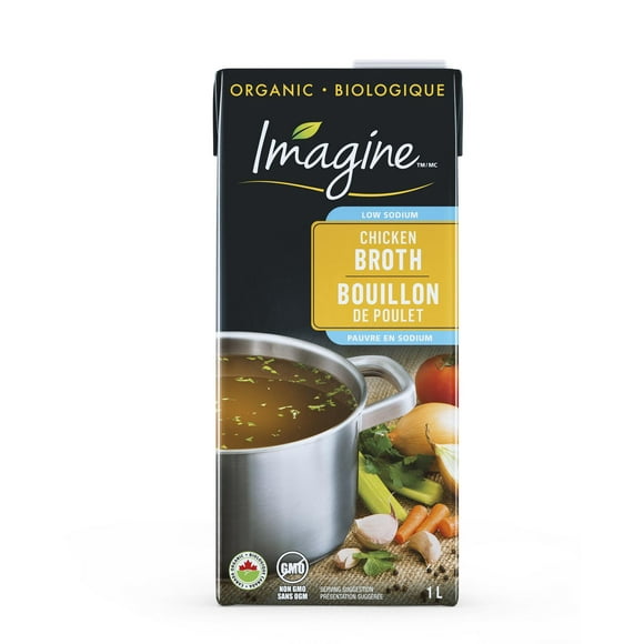 Imagine Low Sodium Organic Chicken Broth, 1 L