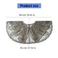 thumbnail image 3 of COMEET Sequins Shawl, Women's Sequins Shawl Vintage Flapper Evening Shawl Sheer Meshes Shawl for Parties and Weddings, 3 of 20