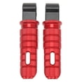 thumbnail image 4 of Estriberas Para Pasajeros De Motocicletas, Estriberas Para Motocicletas Con Superficie Anodizada Trasera Para Motocicletas ANGGREK Rojo, 4 of 8