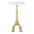 thumbnail image 1 of Maurice Side Table White and Gold, 1 of 3