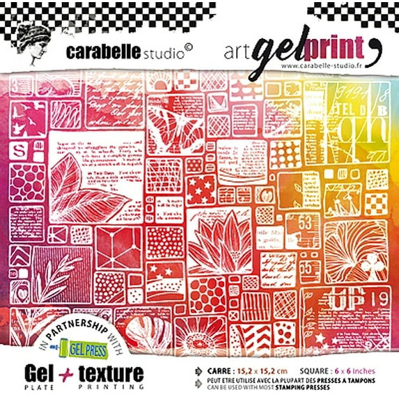 Carabelle Studio Gel Plate & Rubber Texture Plate Kit-Life In Pictures