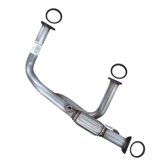 Northeastern Exhaust Front Flex Y-Pipe Fits 2001-2002 Acura MDX 3.5L & 2003-2004 Honda Pilot 3.5L - Direct Fit | Stainless Steel