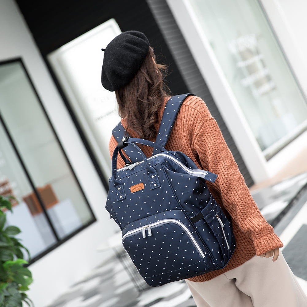 Baby Changing Backpack [UPGRADED VERSION], Wide Open Large Baby Diaper