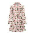 thumbnail image 4 of DISNIMO Koala Strawberry Dress Girls 13-14 Girl Dresses Midi Dress Kids Long Sleeve Fall Dress Children Skater Dress with Collar Girls Button Up Dress Youth Swing Dress Kid Twirl Dress Clothes, 4 of 7