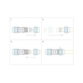 thumbnail image 5 of Adaptador de agua de 32 Mm X 32 Mm X 32 Mm hembra Mdpe Pe Tee | Conector de tubería de plástico | Conector de abrazadera para tuberías Pe/mdpe Afortunado Sencillez, 5 of 5