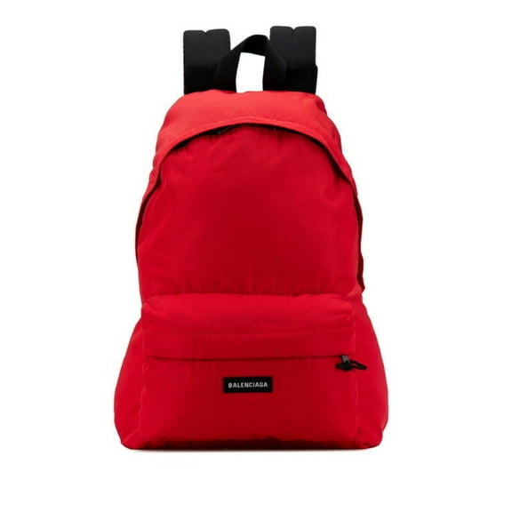 Pre-Owned Balenciaga Explorer Backpack 503221 Red Nylon Canvas Men's BALENCIAGA (Good)