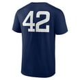 thumbnail image 3 of Men's Navy Boston Red Sox Jackie Robinson Day Name & Number T-Shirt, 3 of 3